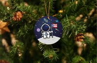 Thumbnail for Boricua En La Luna Ornament