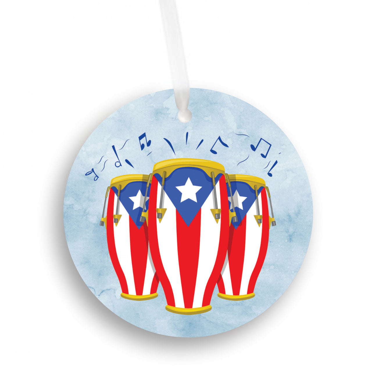 Puerto Rico Congas Ornament