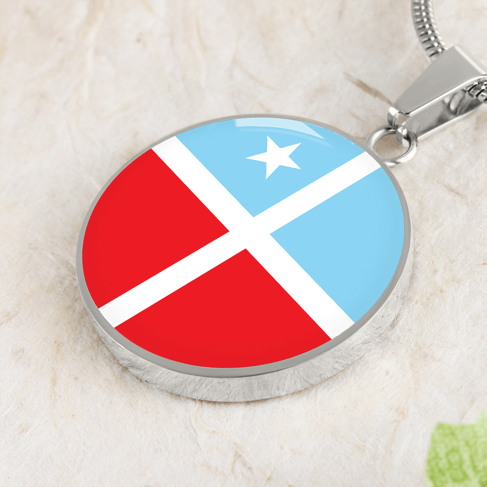 Iced Out Puerto Rico Flag Pendant - Real 925 Silver – Huerta Jewelry