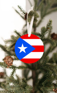 Thumbnail for Puerto Rico Flag Inspired Ornament