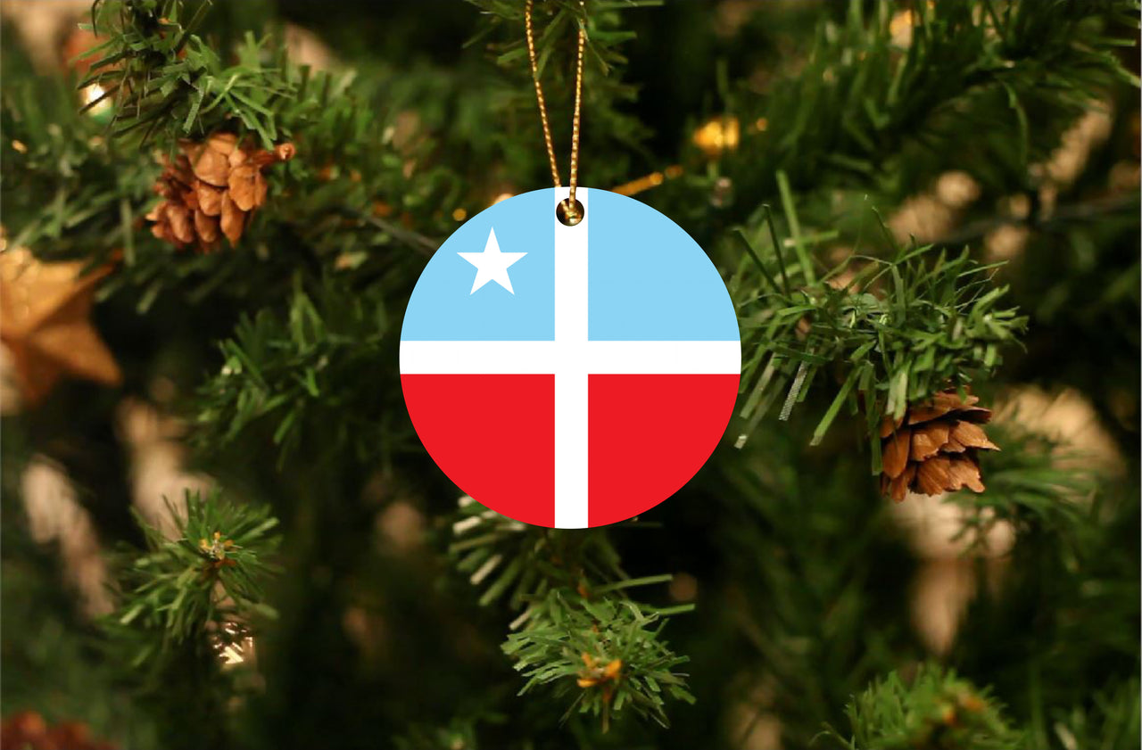 Grito De Lares Flag Inspired Ornament