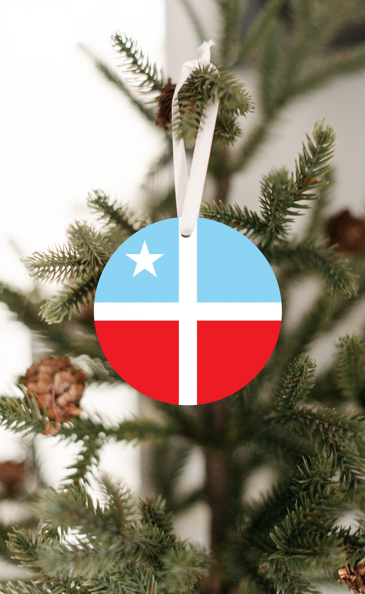 Grito De Lares Flag Inspired Ornament