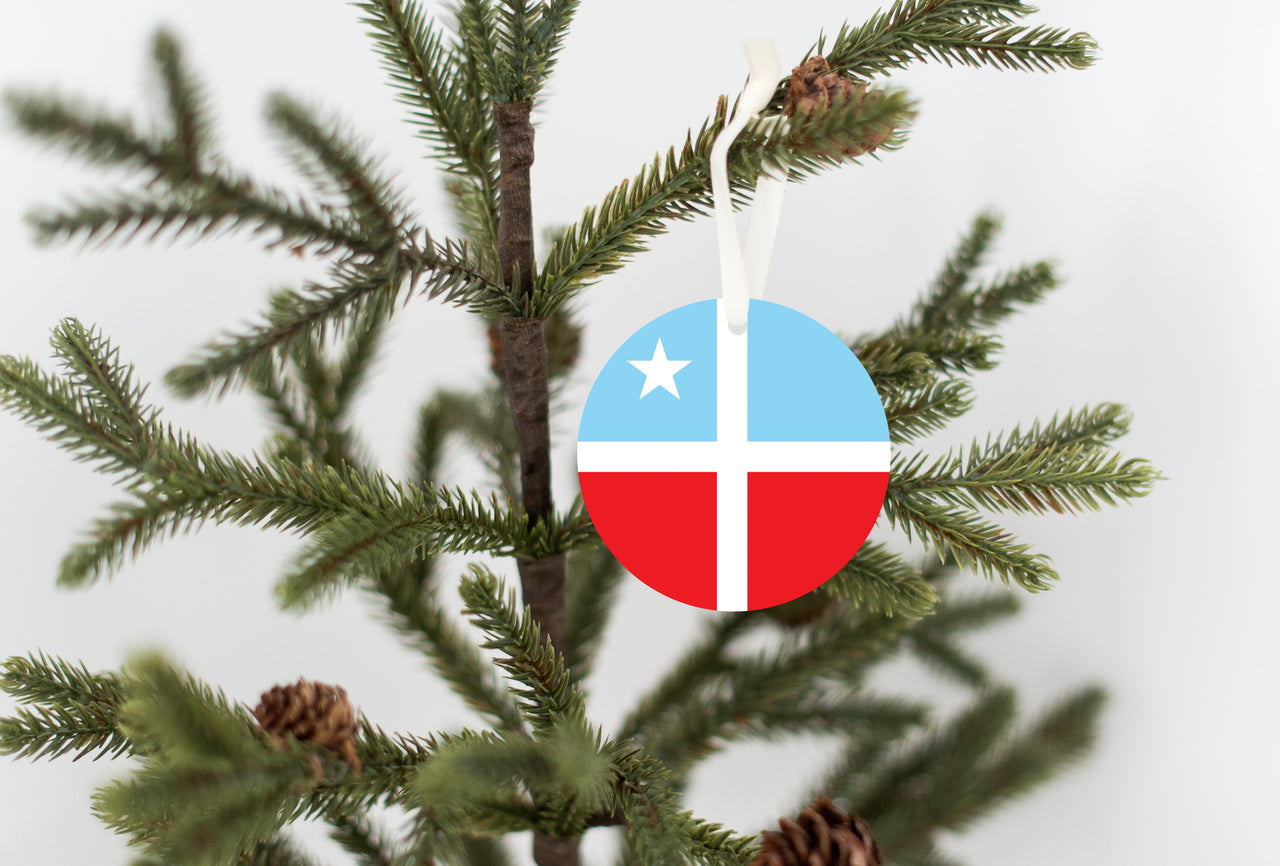 Grito De Lares Flag Inspired Ornament