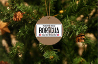 Thumbnail for Boricua License Plate Ornament