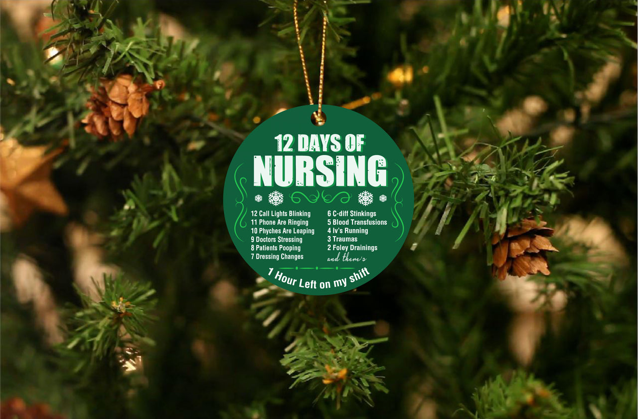 12 Days of Nursing Ornament