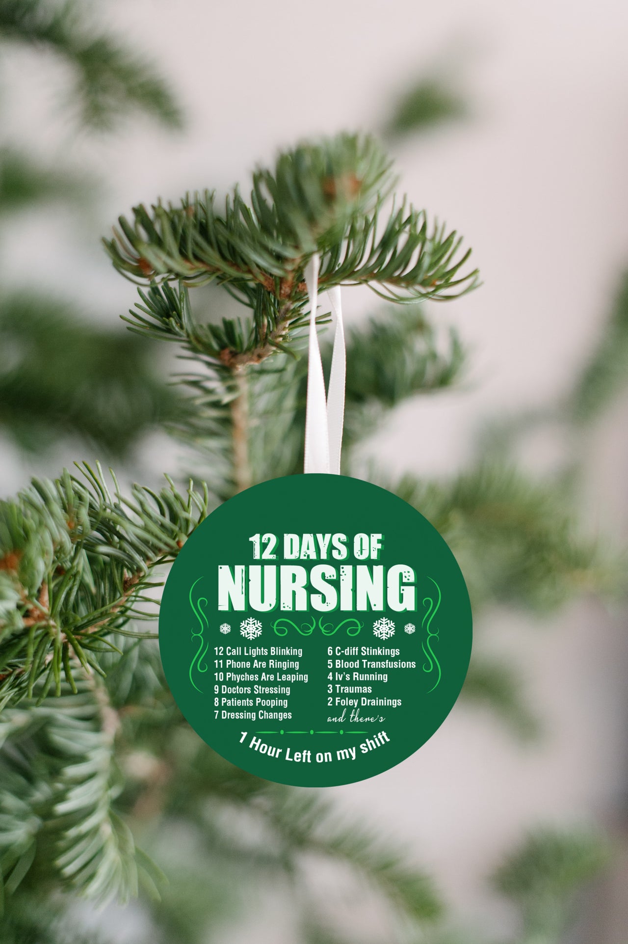 12 Days of Nursing Ornament