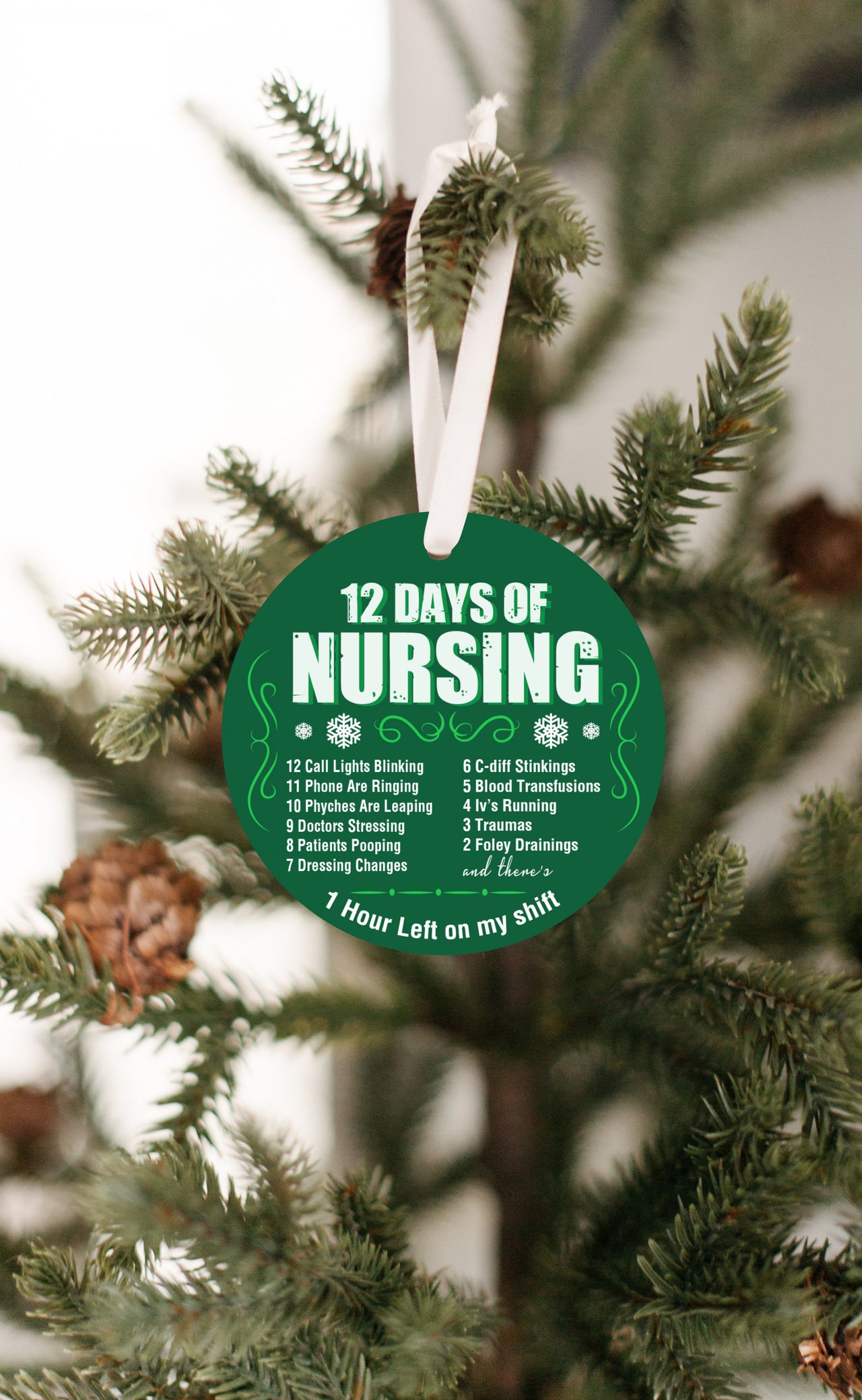 12 Days of Nursing Ornament