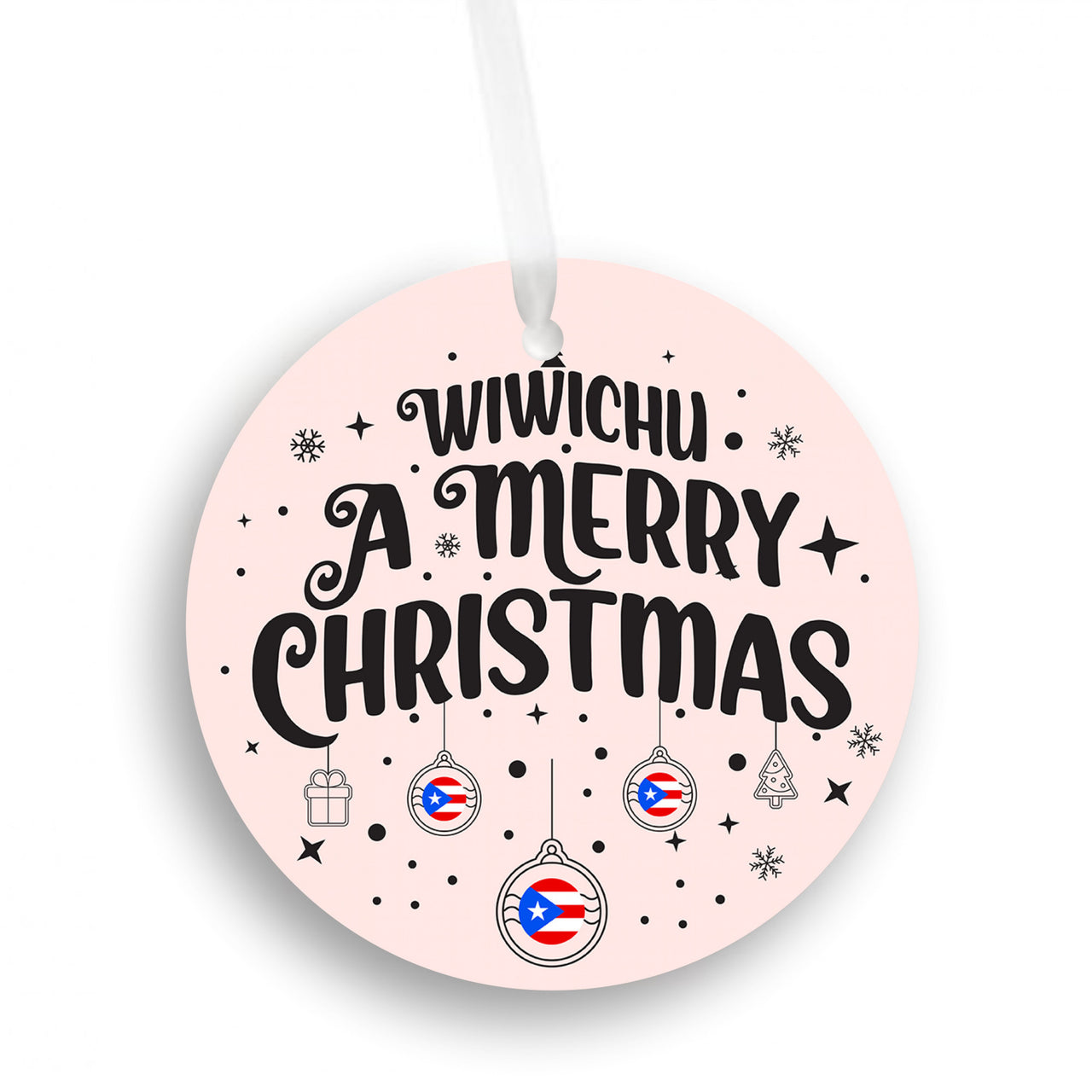 Wiwichu A Merry Christmas Ornament