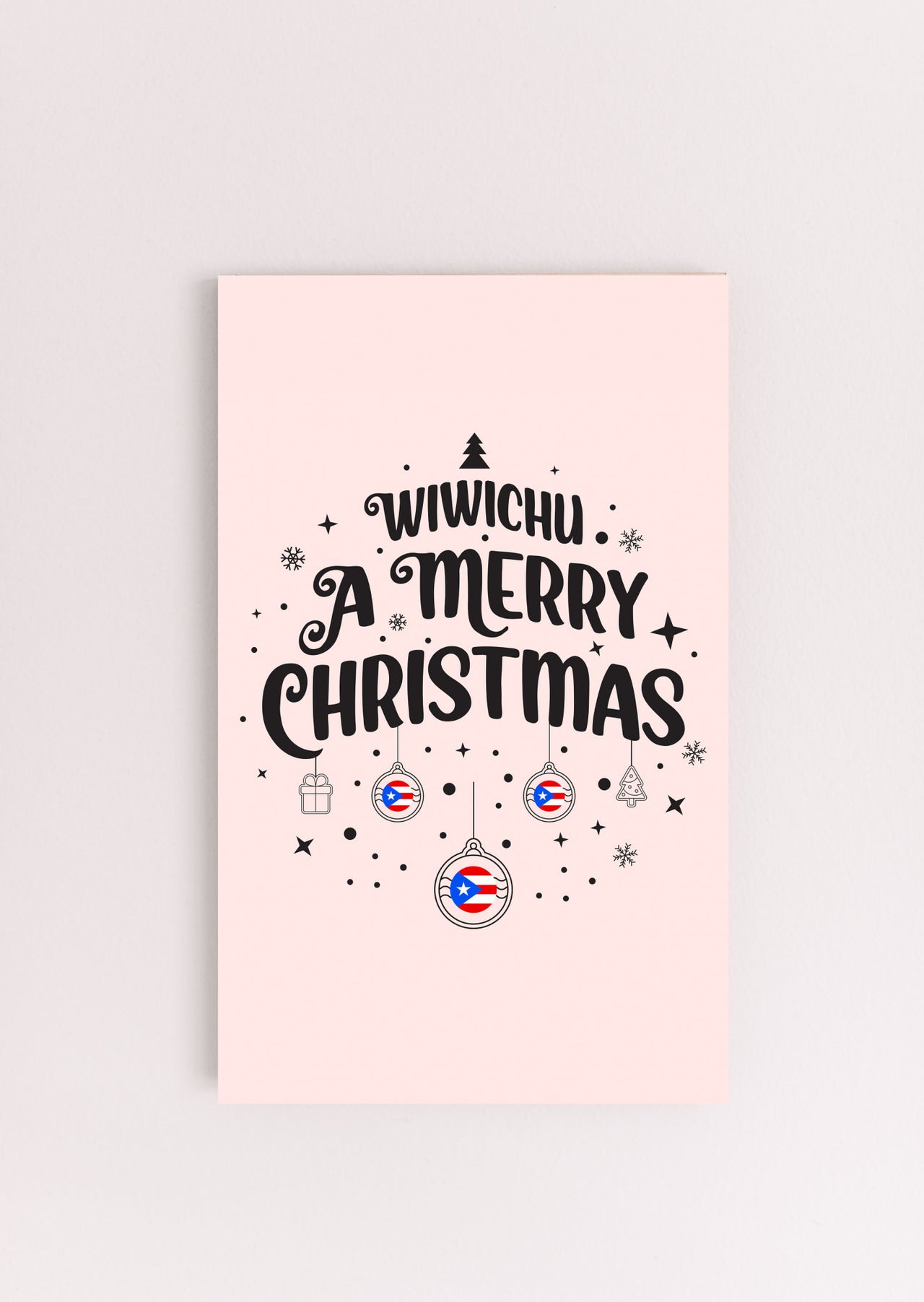 Wiwichu A Merry Christmas 6x10 Sign